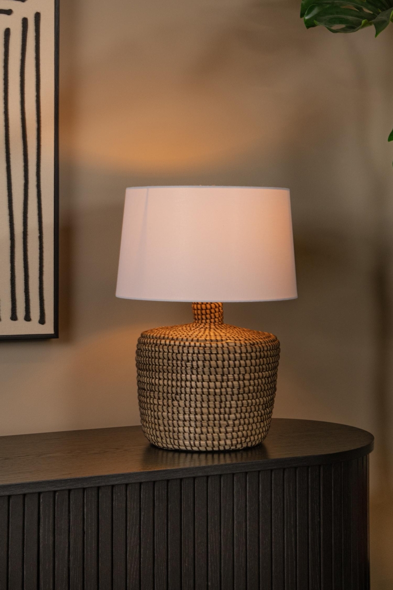 Lucide AMBALA - Stolná lampa - 1xE27 - Natural